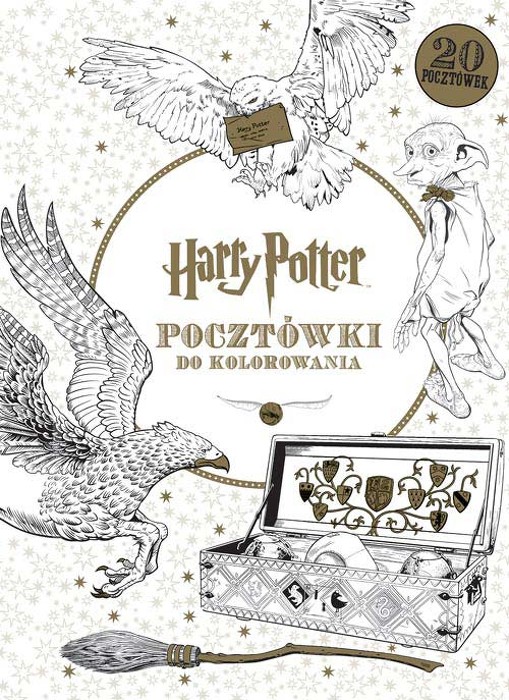 Harry Potter. Pocztówki do kolorowania .