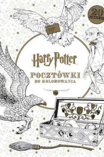 Harry Potter. Pocztówki do kolorowania .