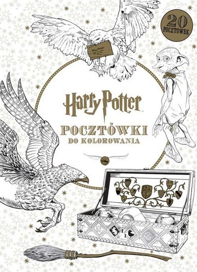 Harry Potter. Pocztówki do kolorowania . 